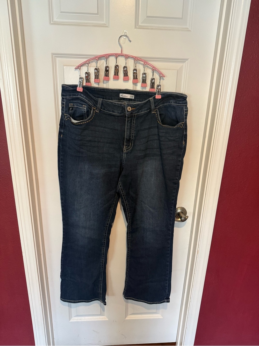 KanCan Dark Blue Cropped Jeans